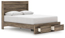 Elbrim Panel Storage Bed