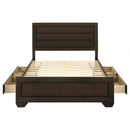 Kauffman Panel Platform Storage Bed