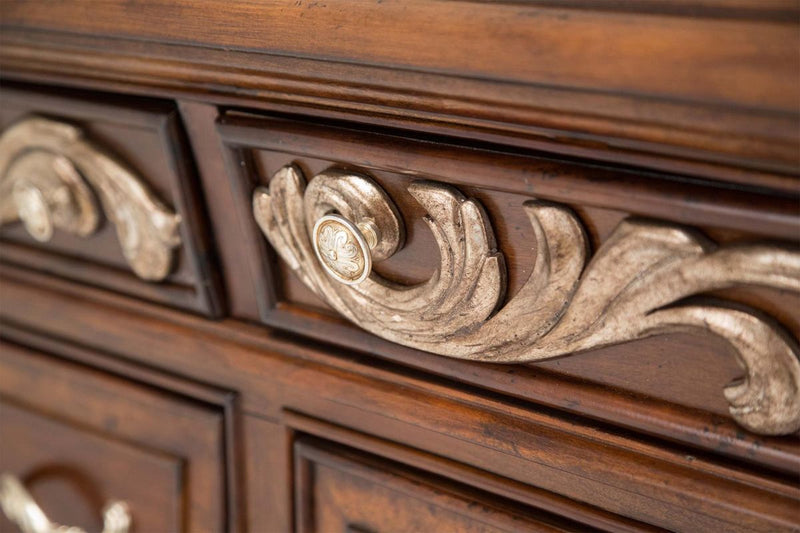 Aico Platine de Royale Dresser in Light Espresso - Furniture Now (CA)