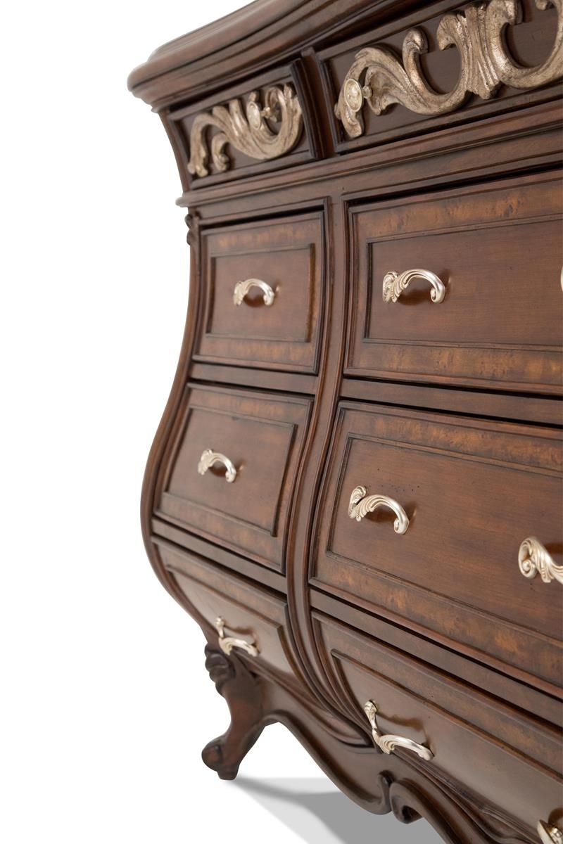 Aico Platine de Royale Dresser in Light Espresso - Furniture Now (CA)