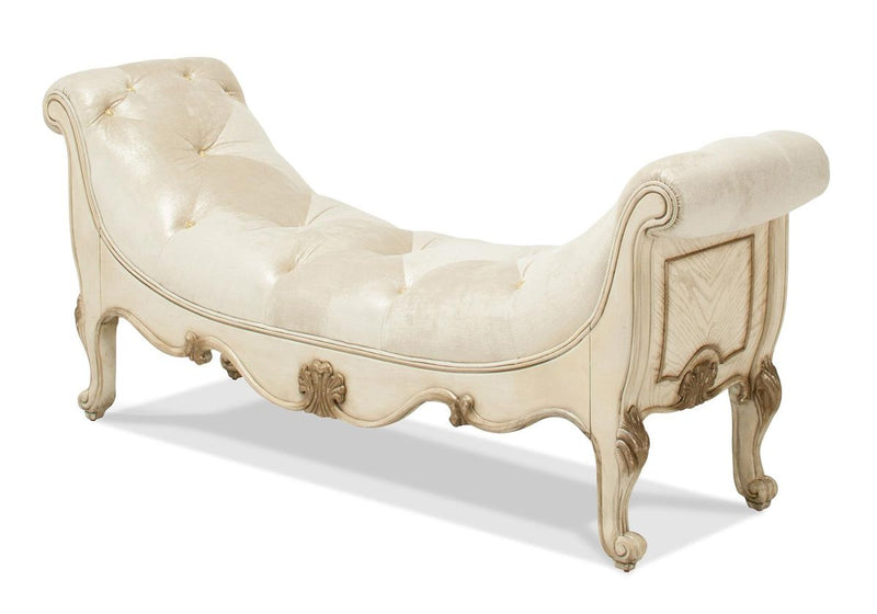 Aico Platine de Royale Bed Bench in Champagne - Furniture Now (CA)