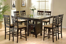 Gabriel 7-piece Square Counter Height Dining Set Cappuccino - Furniture Now (CA)