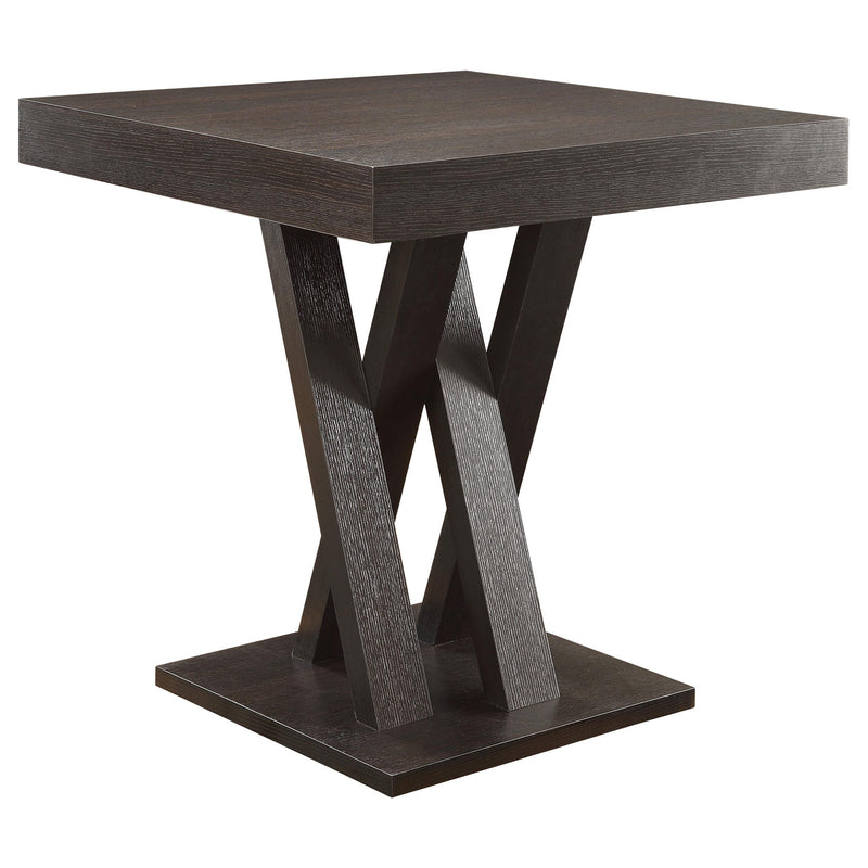 Freda Square Counter Height Table Cappuccino - Furniture Now (CA)