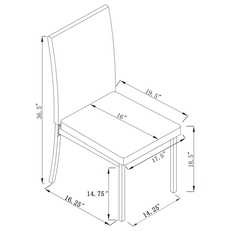 Garza 5 Pc Dining Sets - Furniture Now (CA)