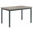 Garza Rectangular Dining Table Black - Furniture Now (CA)