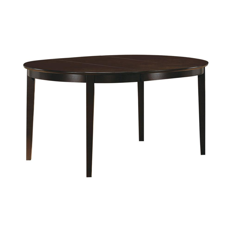 Gabriel Oval Dining Table Cappuccino - Furniture Now (CA)