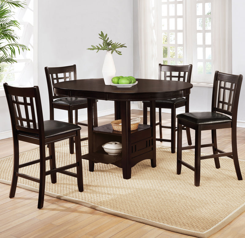 Lavon 5 Pc Counter Height Dining Sets - Furniture Now (CA)