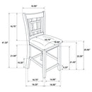 Lavon 5 Pc Counter Height Dining Sets - Furniture Now (CA)