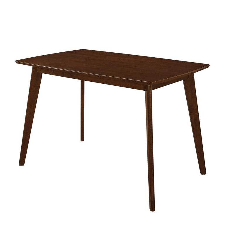 Kersey Dining Table with Angled Legs Chestnut - Furniture Now (CA)