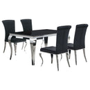 Carone 5 Pc Dining Sets Black - Furniture Now (CA)