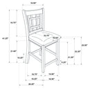 Lavon 5 Pc Counter Height Dining Sets - Furniture Now (CA)