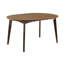 Jedda Oval Dining Table Dark Walnut - Furniture Now (CA)
