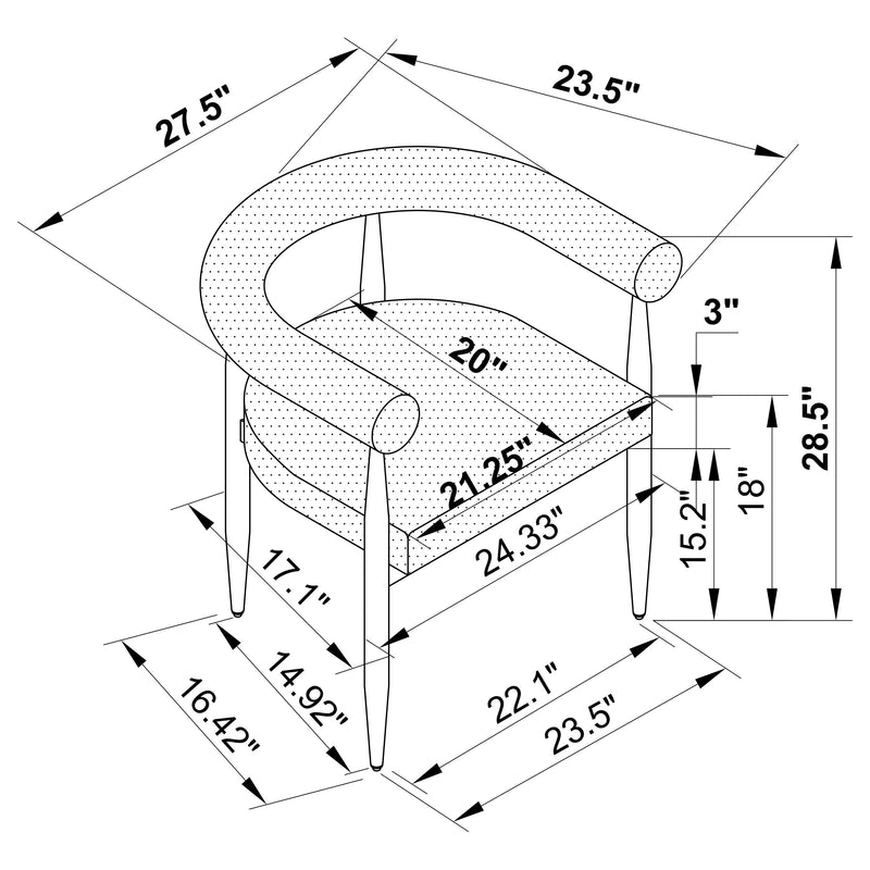 Camden 5 Pc Dining Set - Furniture Now (CA)