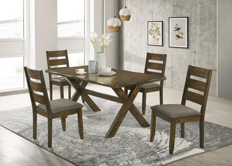 Alston Dining Room Set Knotty Nutmeg and Grey - Furniture Now (CA)