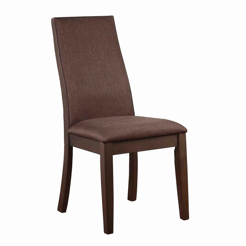 Spring Creek Upholstered Side Chairs Rich Cocoa Brown (Set of 2) - Furniture Now (CA)