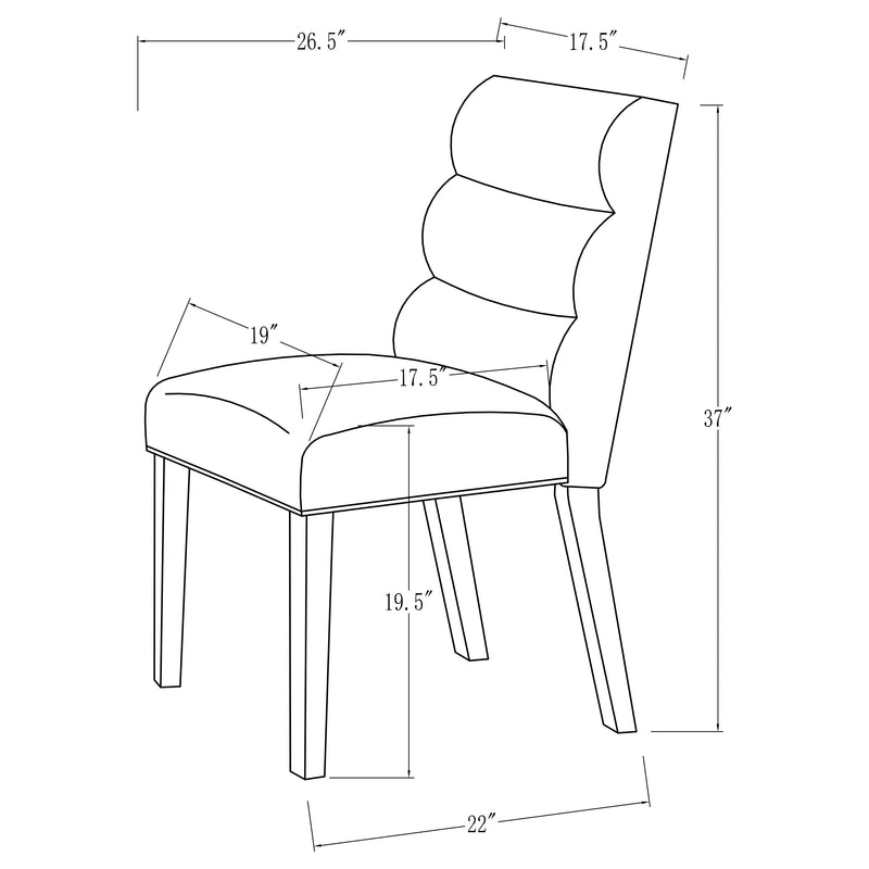 Carla Side Chair - Furniture Now (CA)