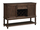 Parkins Server with Lower Shelf Rustic Espresso - Furniture Now (CA)