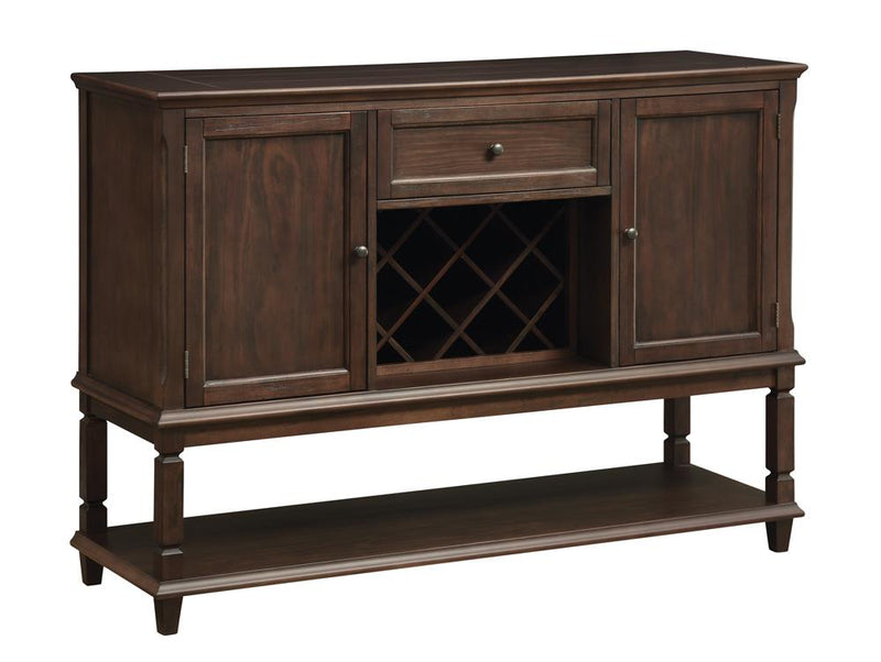Parkins Server with Lower Shelf Rustic Espresso - Furniture Now (CA)