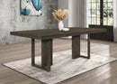 Kelly Rectangular Dining Table Dark Grey - Furniture Now (CA)