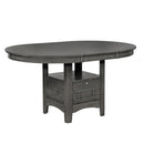 Lavon Dining Table with Storage Medium Grey - Furniture Now (CA)