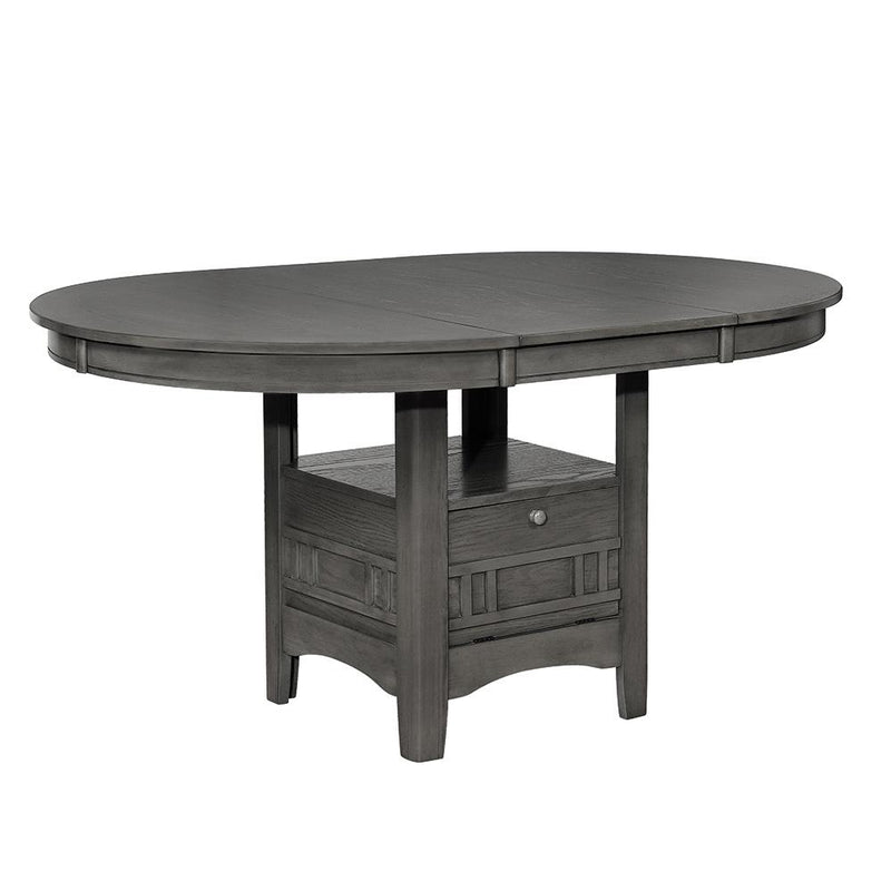 Lavon Dining Table with Storage Medium Grey - Furniture Now (CA)