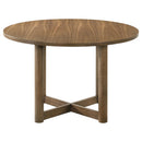 Crestmore 5-piece 46-inch Round Wood Dining Table Set Walnut - Furniture Now (CA)
