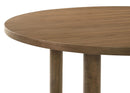 Crestmore 5-piece 46-inch Round Wood Dining Table Set Walnut - Furniture Now (CA)