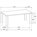 Castlewood 5 Pc Dining Set - Furniture Now (CA)