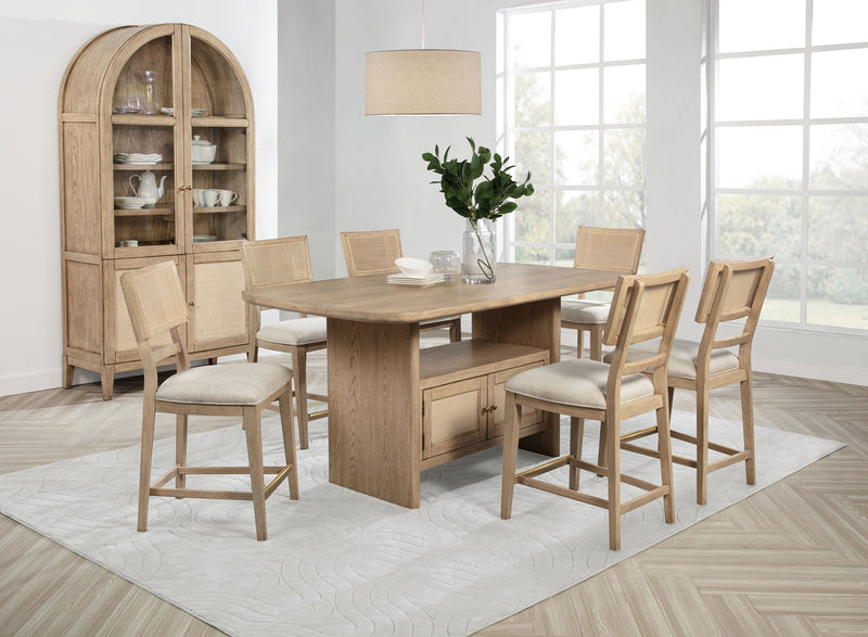 Kailani 8 Pc Counter Height Dining Set - Furniture Now (CA)