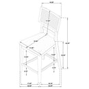 Kailani 8 Pc Counter Height Dining Set - Furniture Now (CA)