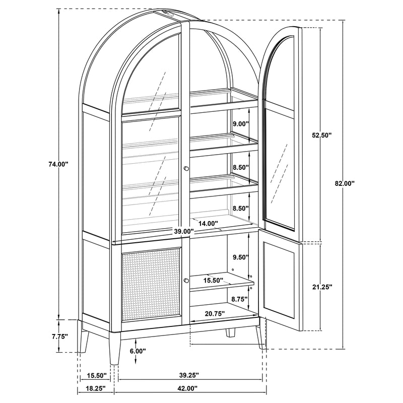 Kailani 8 Pc Counter Height Dining Set - Furniture Now (CA)