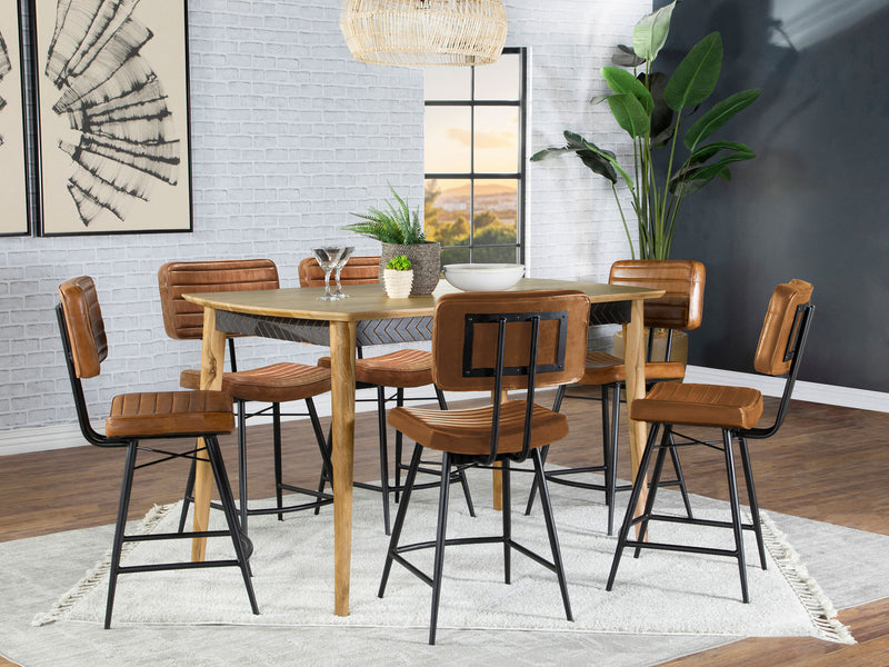 Partridge 7 Pc Counter Height Dining Set - Furniture Now (CA)