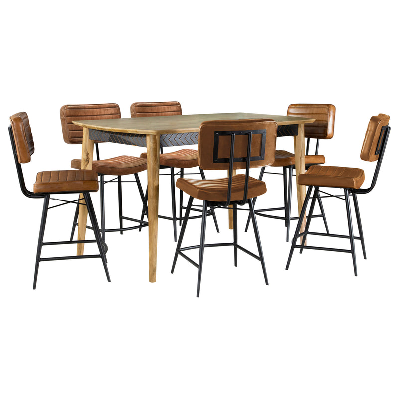 Partridge 7 Pc Counter Height Dining Set - Furniture Now (CA)