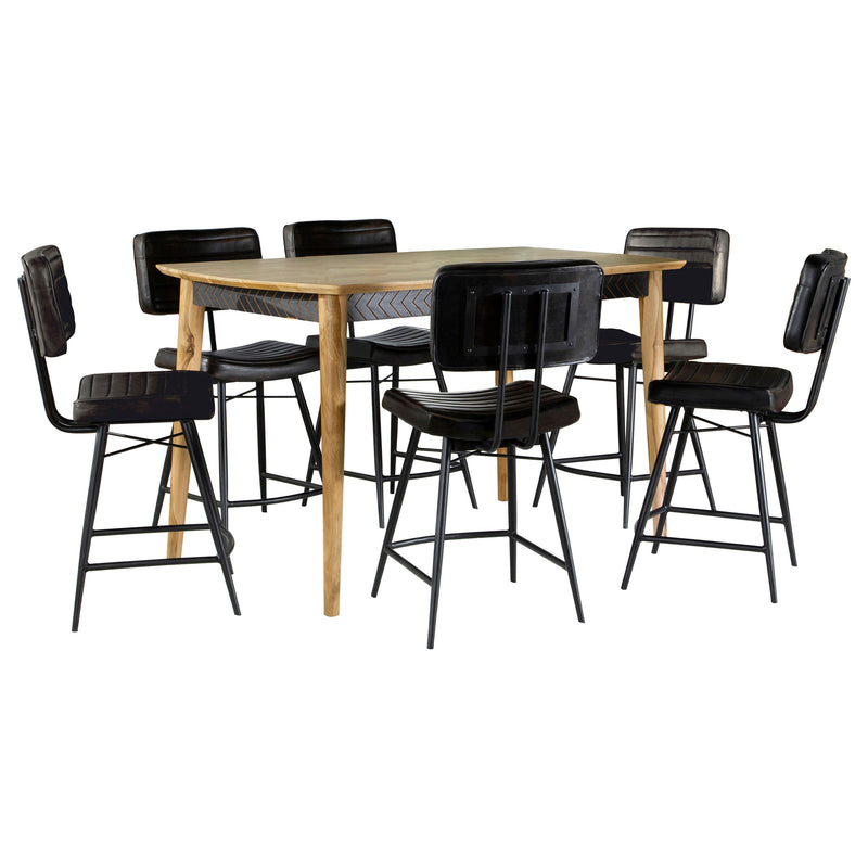 Partridge 7 Pc Counter Height Dining Set - Furniture Now (CA)