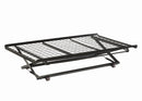 Ethan Twin Pop Up Trundle Bed with Rollers Black - Furniture Now (CA)