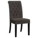 Alana Upholstered Tufted Side Chairs with Nailhead Trim (Set of 2) - Furniture Now (CA)