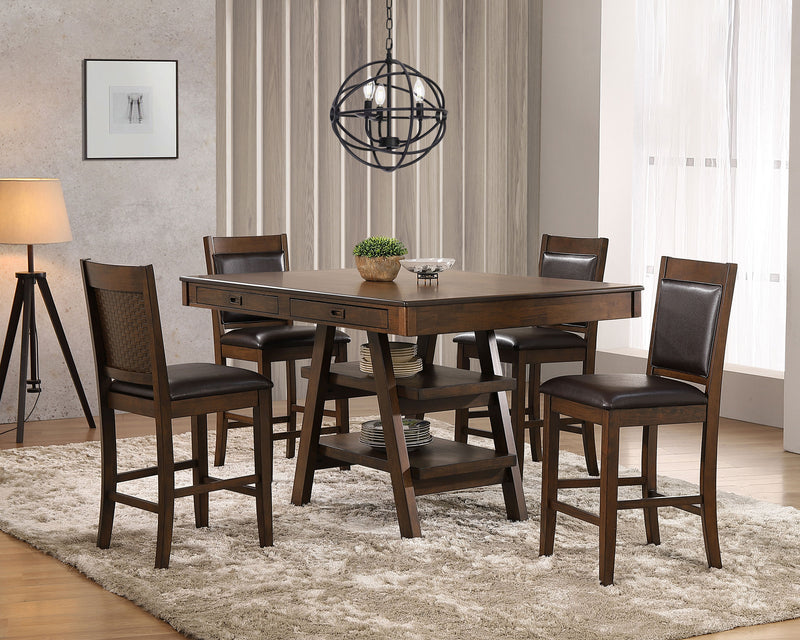 Dewey 5 Pc Counter Height Dining Sets - Furniture Now (CA)