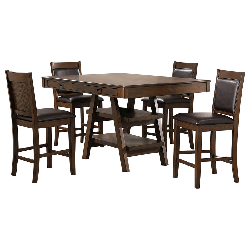 Dewey 5 Pc Counter Height Dining Sets - Furniture Now (CA)