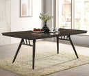 Wes Rectangular Dining Table Dark Walnut - Furniture Now (CA)