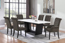 Sherry Rectangular Marble Top Dining Table set - Furniture Now (CA)