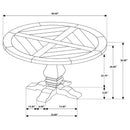 Florence Dining Tables Black - Furniture Now (CA)