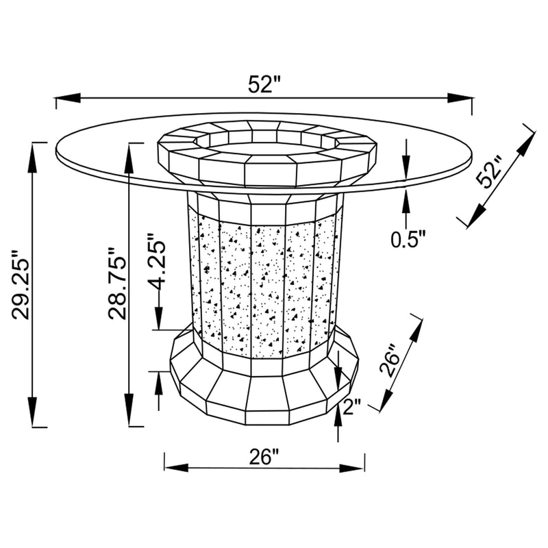 Ellie 5 Pc Dining Sets - Furniture Now (CA)