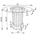 Ellie 5 Pc Counter Height Dining Sets Gray - Furniture Now (CA)