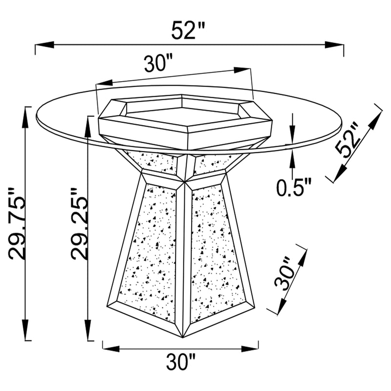 Quinn 5 Pc Dining Set - Furniture Now (CA)