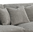 Reversible Sectional Sofa w/6 Pillows