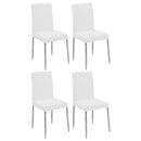 Maston Upholstered Dining Chairs White (Set of 4) - Furniture Now (CA)