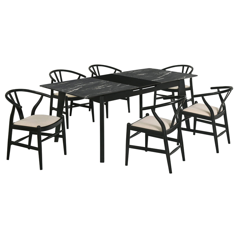 Crestmont 7 Pc Dining Set - Furniture Now (CA)