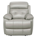 Lambent Double Reclining Chair in Silver Gray