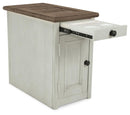 Bolanburg Chairside End Table with USB Ports & Outlets