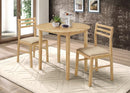 Bucknell 3-piece Dining Set with Drop Leaf Natural and Tan - Furniture Now (CA)